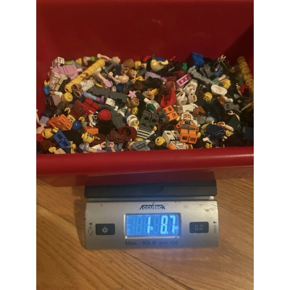 Huge 1 Lb 9 Oz LEGO Minifigure Bulk Lot Of  Figures Parts Accessories Star Wars